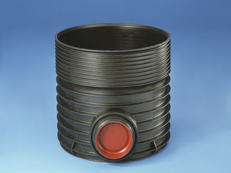 Wavin Tegra 600 Tillsynsbrunn Typ 1 - Slät D=250mm, 72x72cm - Rak Utformning - RSK 2357823