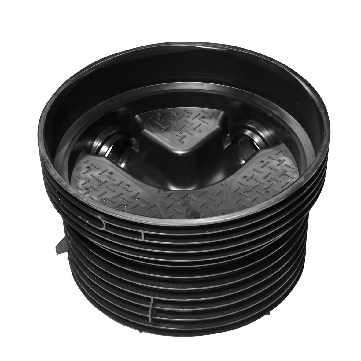 Wavin Tegra TP1 Nedstigningsbrunn 1000x200mm PP 90° Slät - BQ4,5° Tät Konstruktion - RSK 2360069