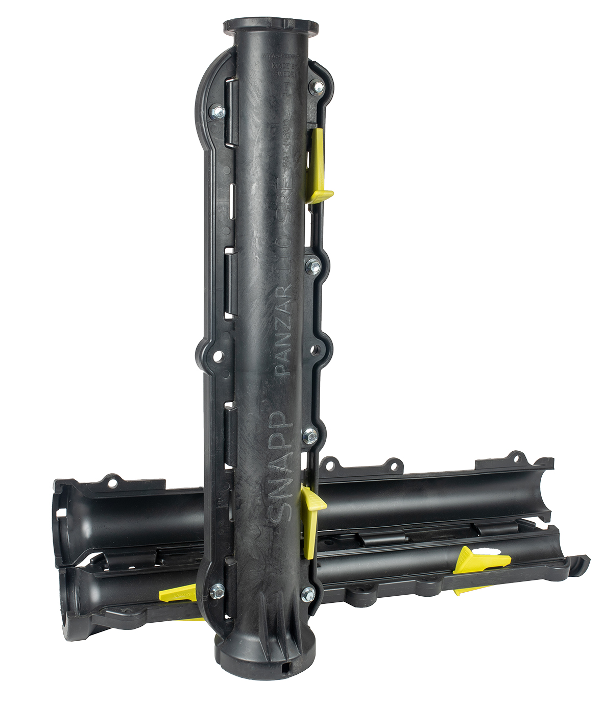 Greenpipe Snipp & Snapp Panzar 110 SRE-P Delbart Kabelskyddsrör Gul - SRE-klassad, 7,5° Vinkling - RSK 2390015