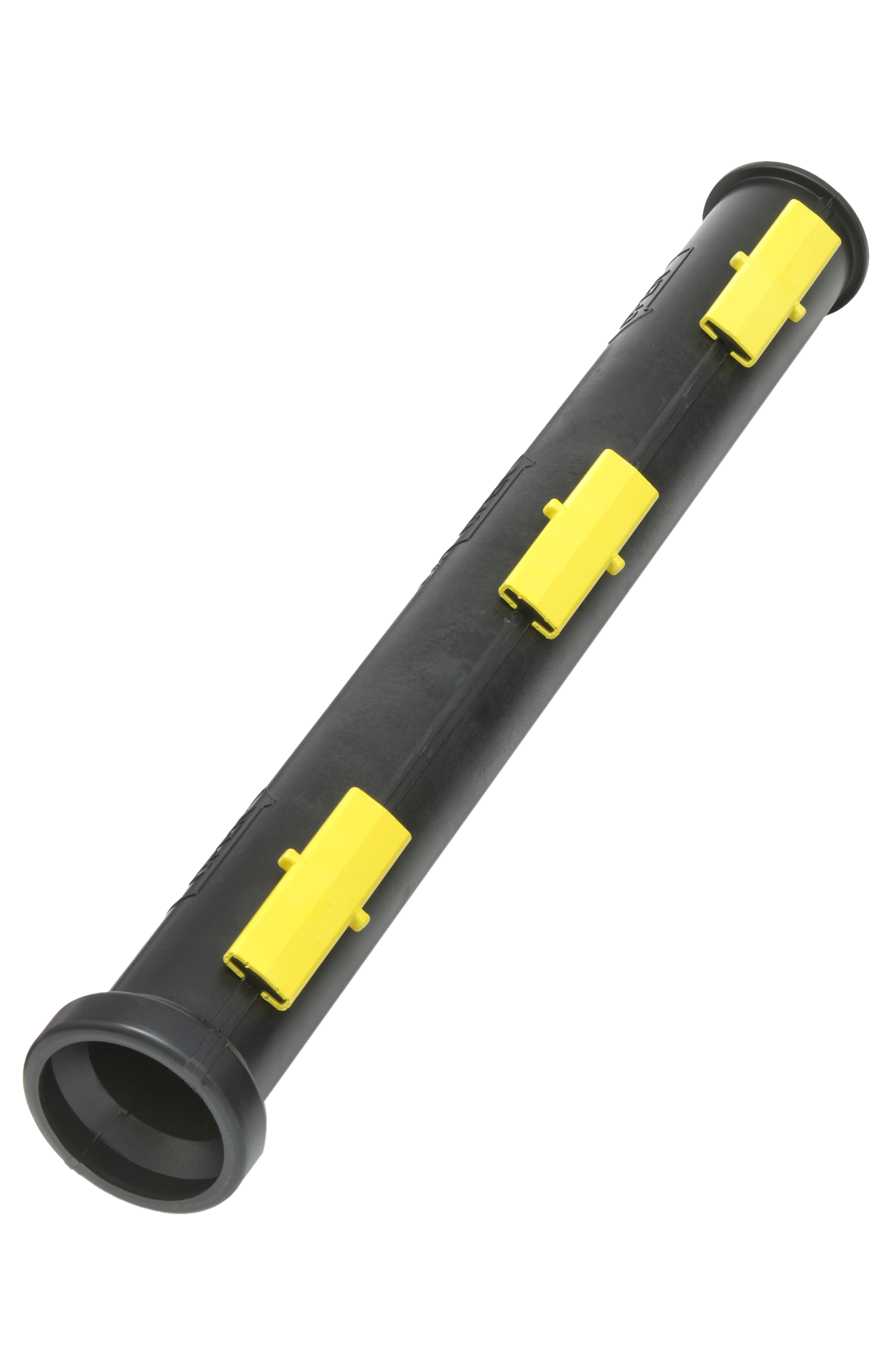 Greenpipe Snipp & Snapp Hardlock 110mm Delbart Kabelskyddsrör SRN Gul 1m - Verktygs- och Skruvfri Montering - RSK 2390001