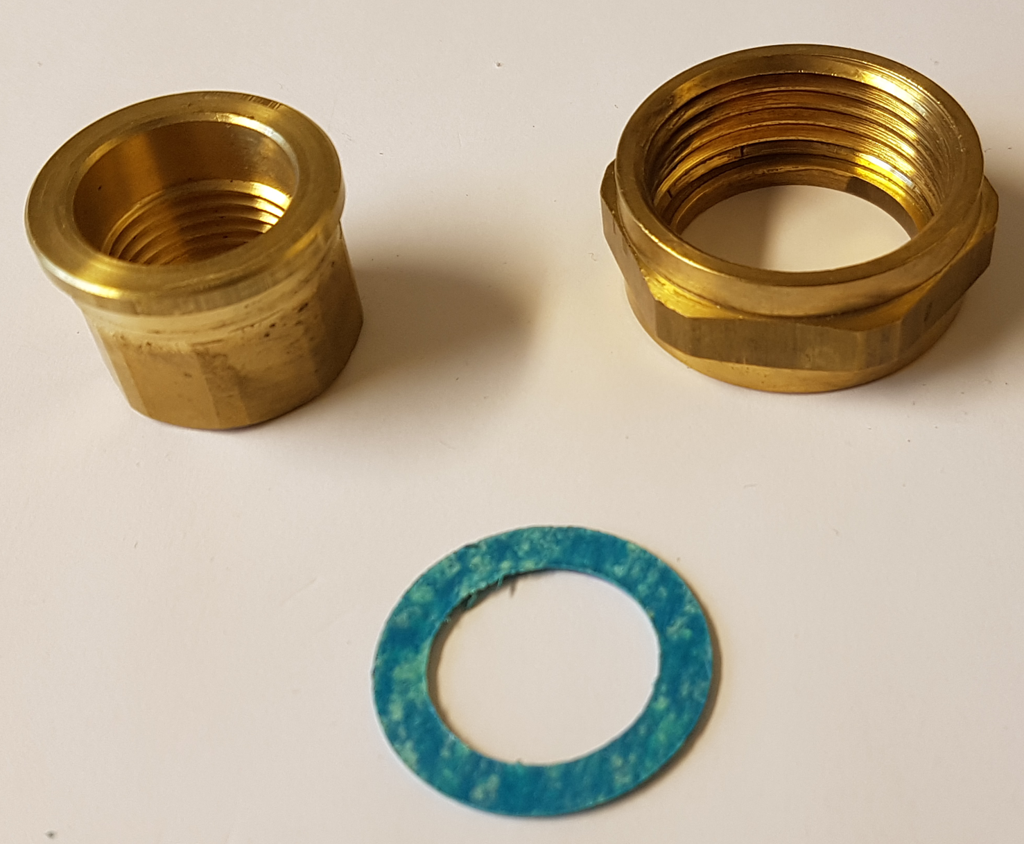 SIEMENS ALG32.1 Ventilkoppling DN32 Rp 1 1/4" - Med Överfallsmutter och Fiberpackning - RSK 5354046