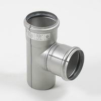 Blücher EuroPipe Grenrör Syrafast 75mm 90° - Rostfritt Tungväggigt TIG-svetsat - RSK 1550303