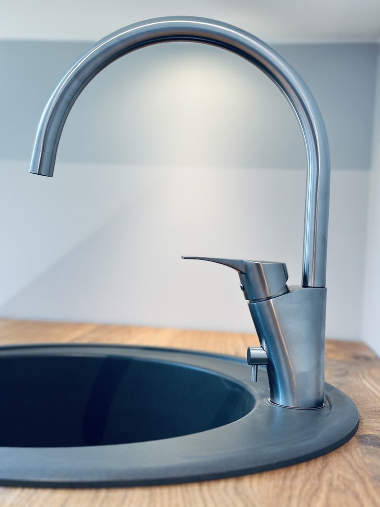 NGL R838 Köksblandare 35mm Rostfritt - Diskmaskinsavstängning