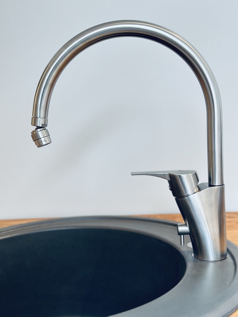 NGL R838 Köksblandare 35mm Rostfritt - Diskmaskinsavstängning - Huvudbild