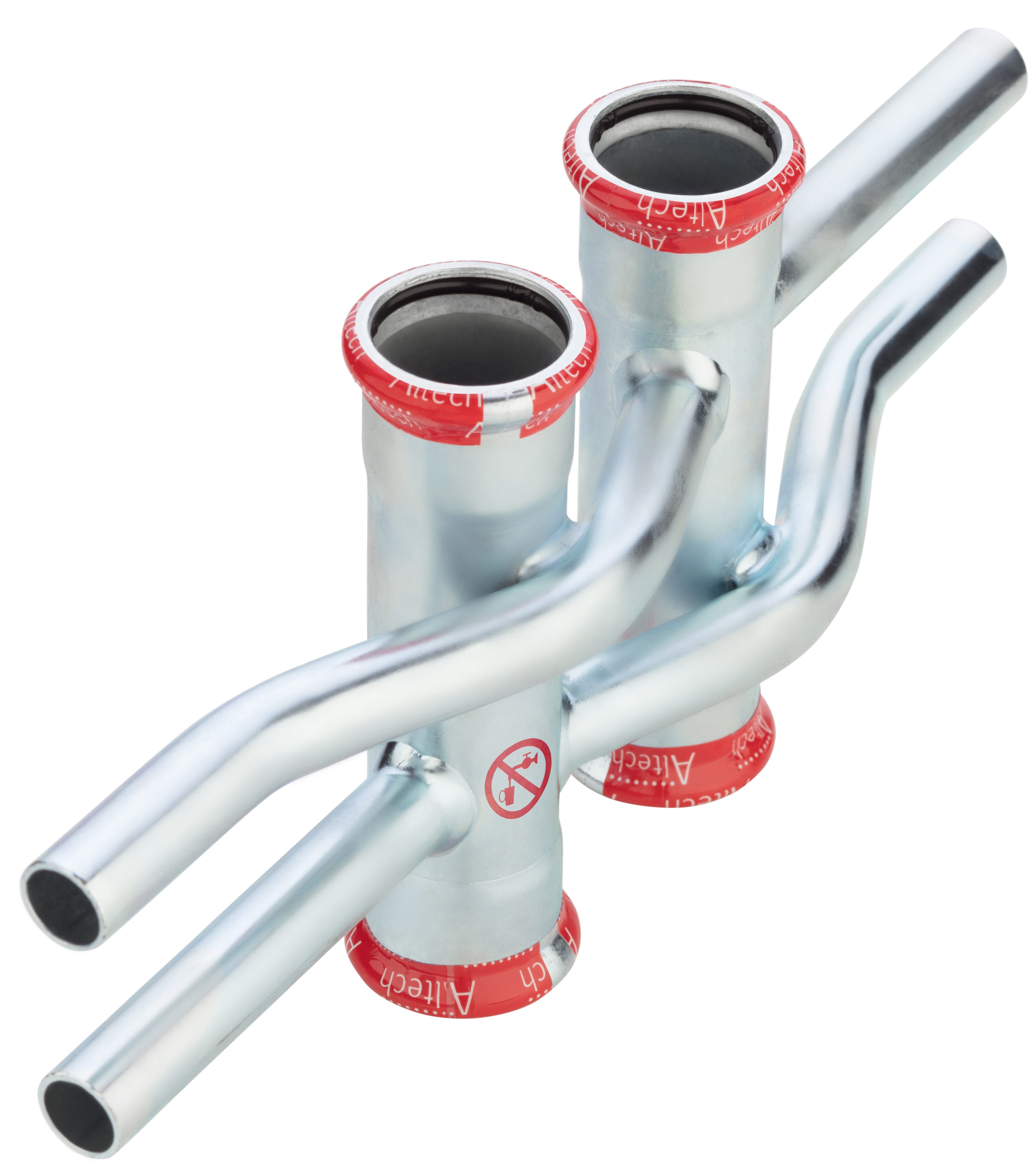 Altech Press M-profil ELFZ Stamfördelare Dubbel - Fördelningssystem - RSK 1572381