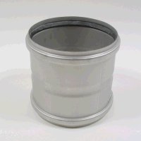 Blücher Sweden AB EuroPipe Dubbelmuff - Rostfritt stål - RSK 1551553