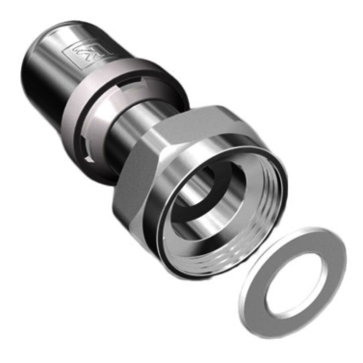 LK PressPex Rak Presskoppling A32xG32 - Plantätning för PE-X och PAL-rör, Teflonpackning Ingår - RSK 1888495