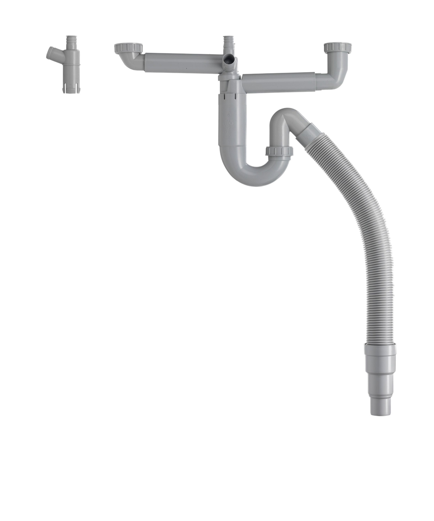 Contura Steel Contura Pro Vattenlås Rot - Rostfritt Stål - RSK 8124261