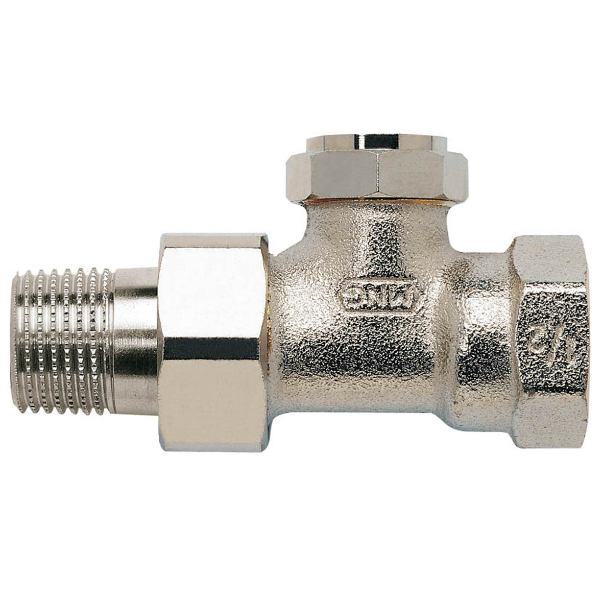 ALTECH Returventil Rak DN15, Förnicklad, PN10, Max 130°C, Nickel