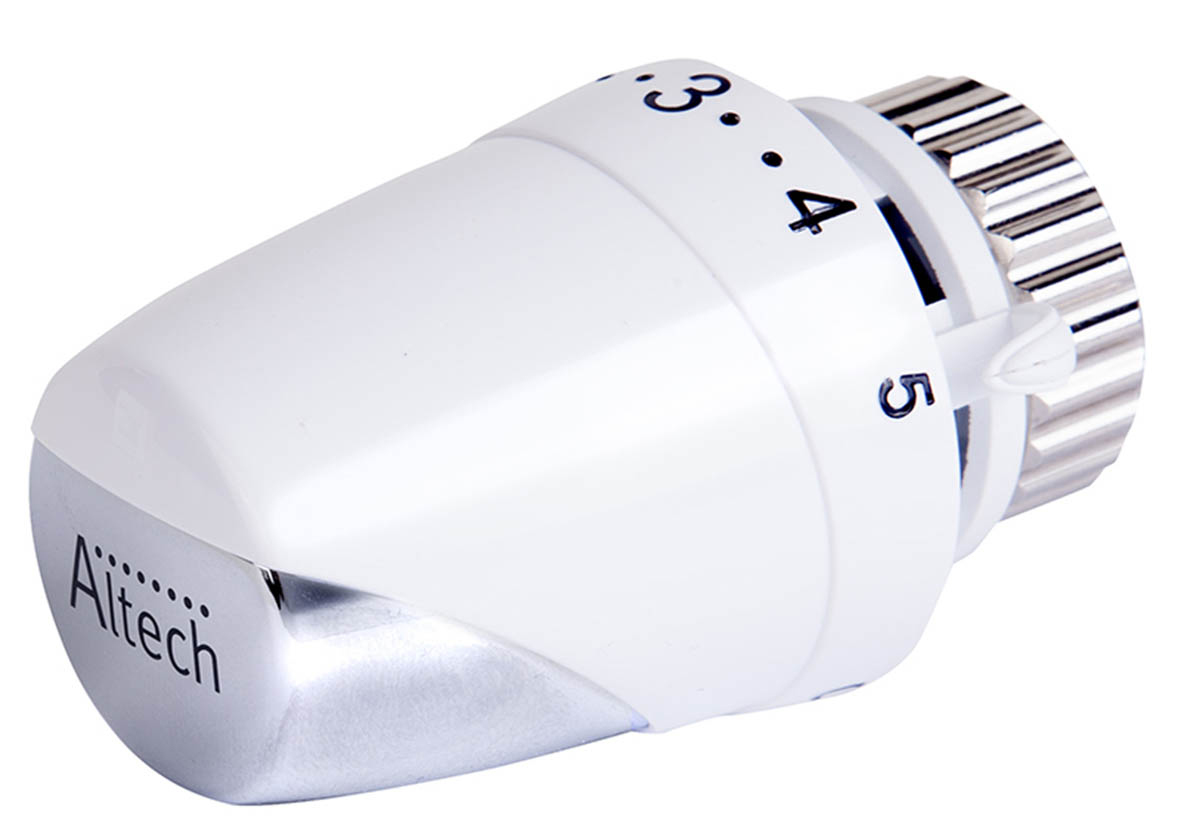 ALTECH TERMOSTAT VIT/KROM M30x1,5mm 23°C för Radiatorventil