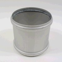 BLÜCHER EuroPipe Skjutmuff Syraf 200mm, Rostfritt Stål - 2 Anslutningar