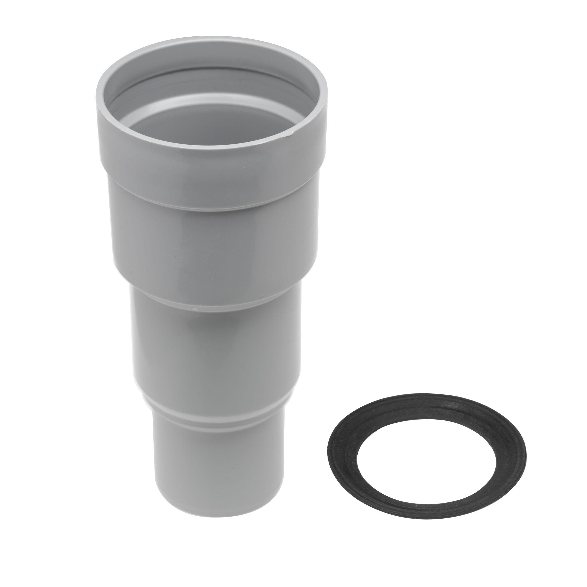 Bälgrörsmuff 40/50 - Plast, komplett med packning, för vattenlås