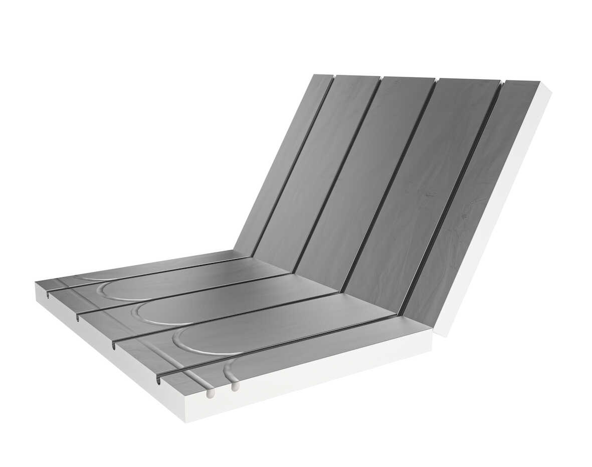 LK CombiBoard EPS 50 Spårskiva för 16mm rör, 800x1175x50mm, Vit