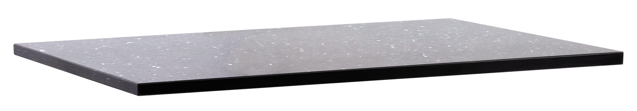 Ariella Bänkskiva 60 cm Svart Matt i Kvartskomposit utan hål