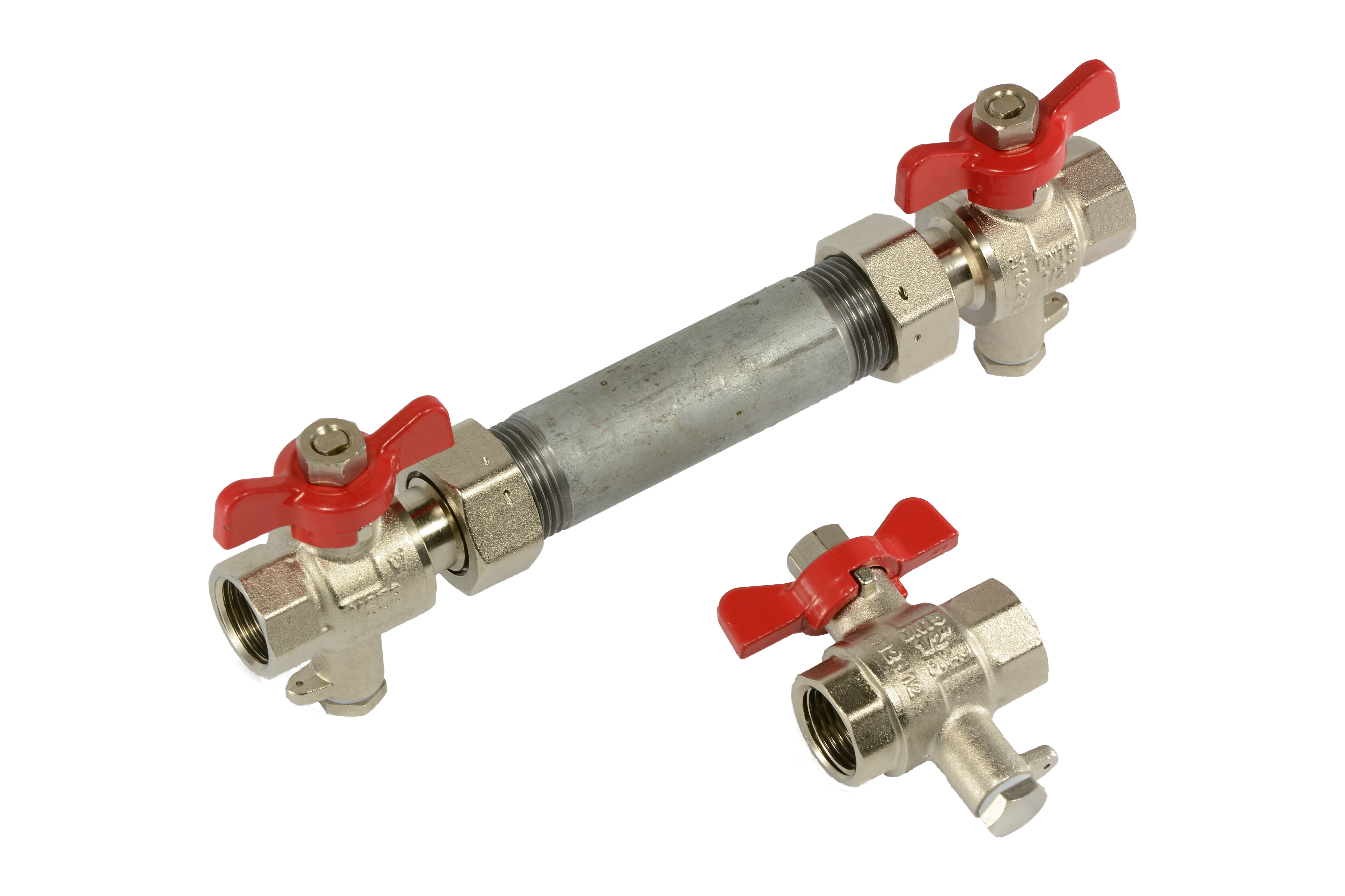 G3/4\"/G1/2\" Monteringssats med dykrör 5,2x45 och unionskopplingar