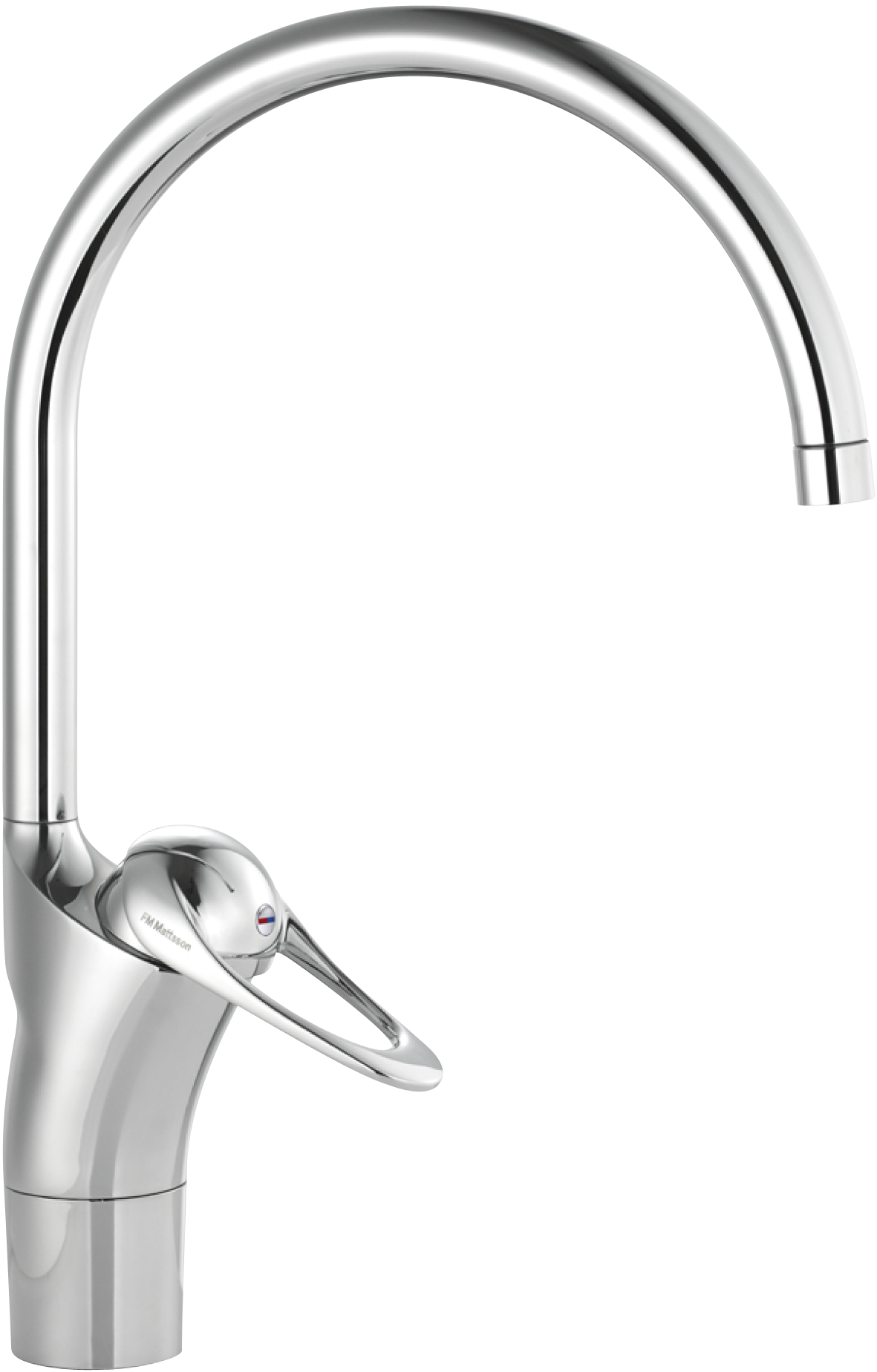 FM Mattsson 9000E II Köksblandare, Krom, 1-grepp, Mässing, SoftPEX