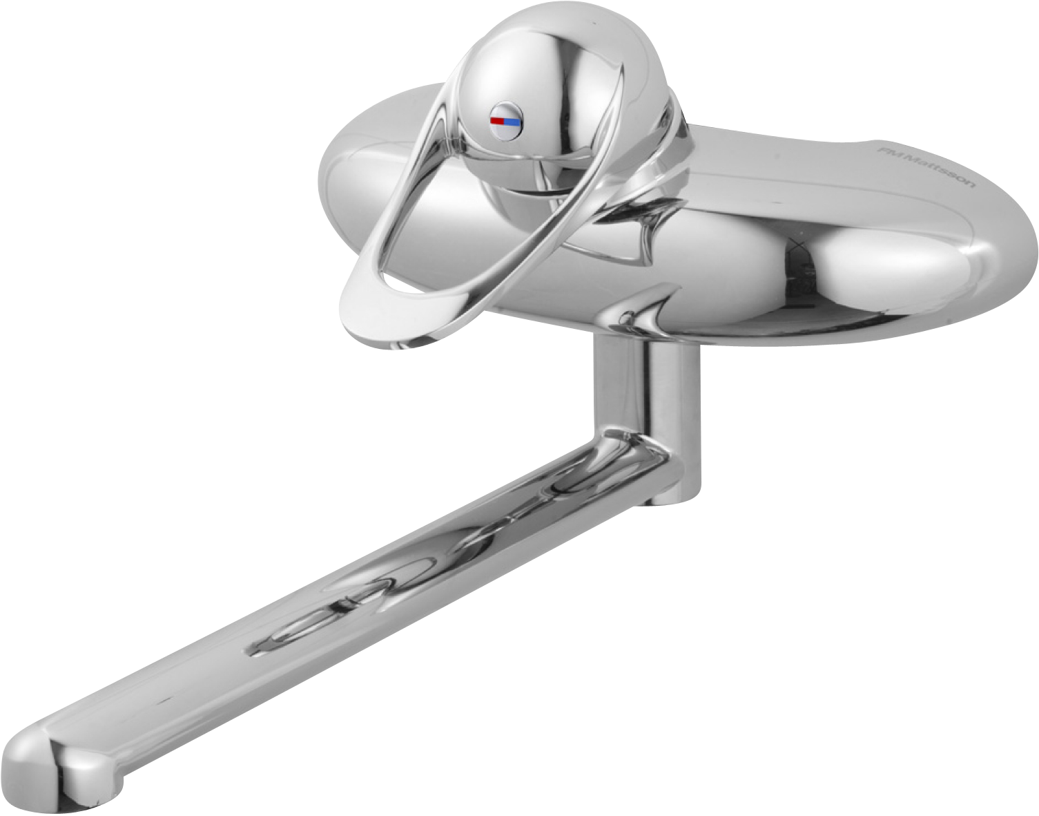 FM Mattsson 9000E Köksblandare med underliggande pip, krom, 1-grepp