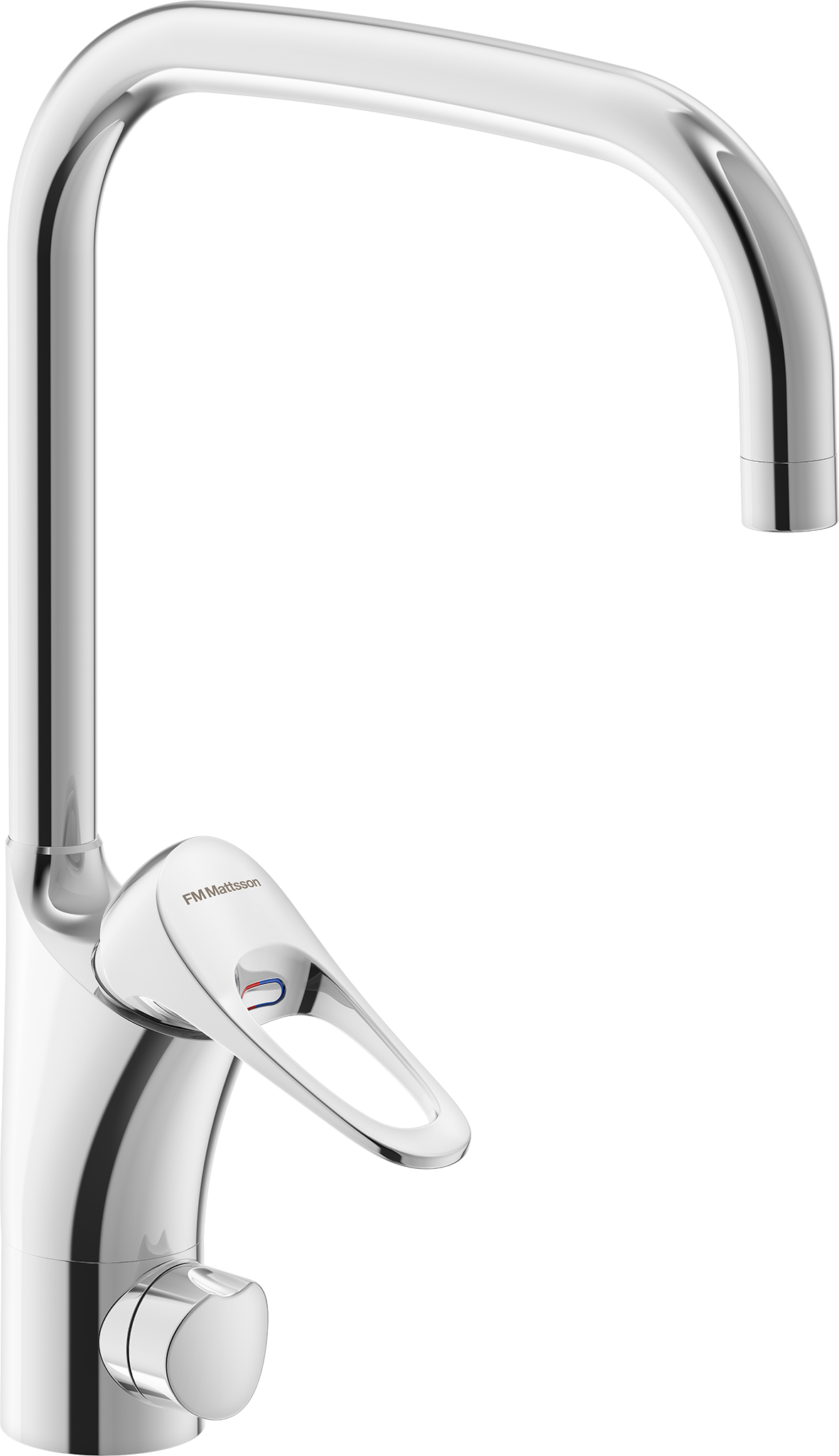 FM Mattsson 9000XE Köksblandare Krom med U-pip och Diskmaskinsavstängning
