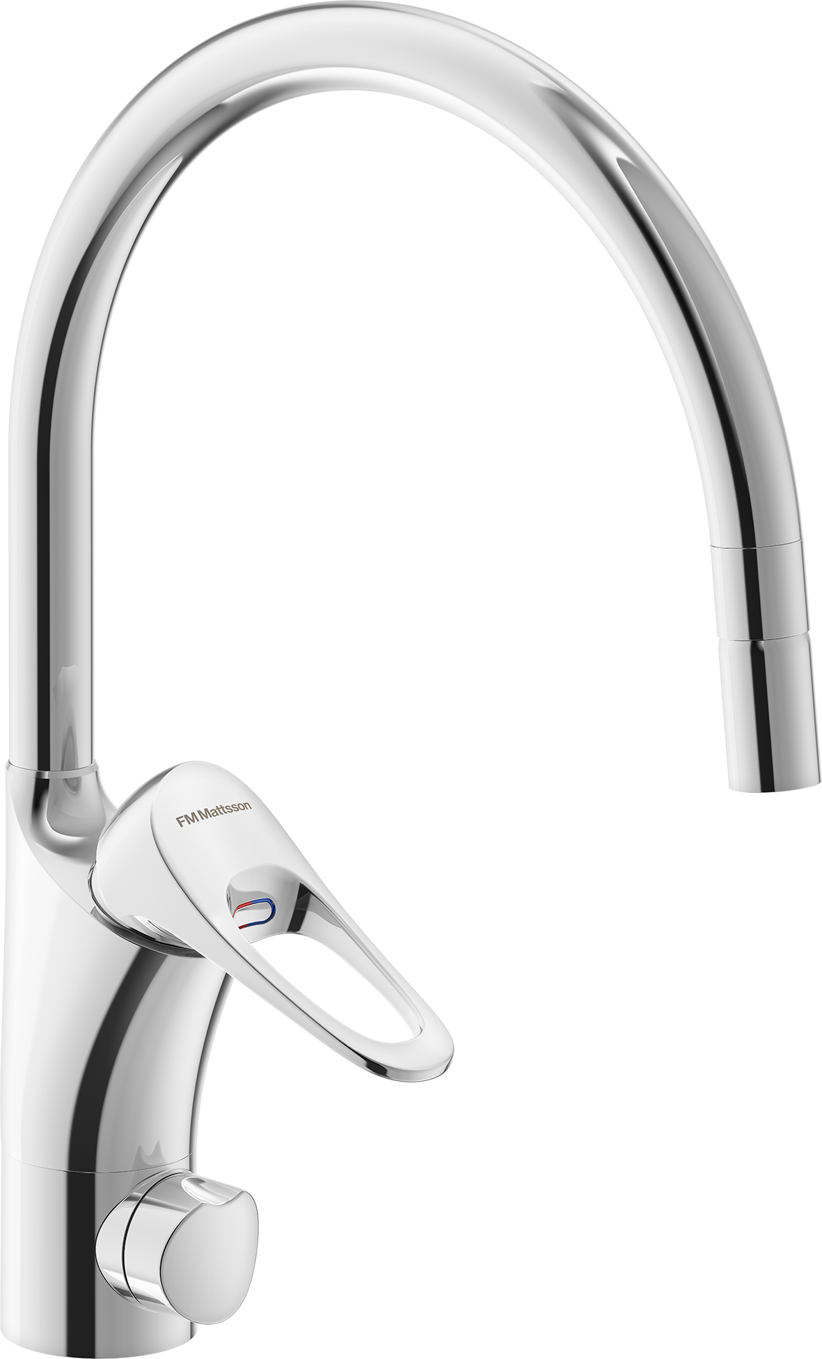 FM Mattsson 9000XE Köksblandare C-pip Krom med diskmaskinsavstängning