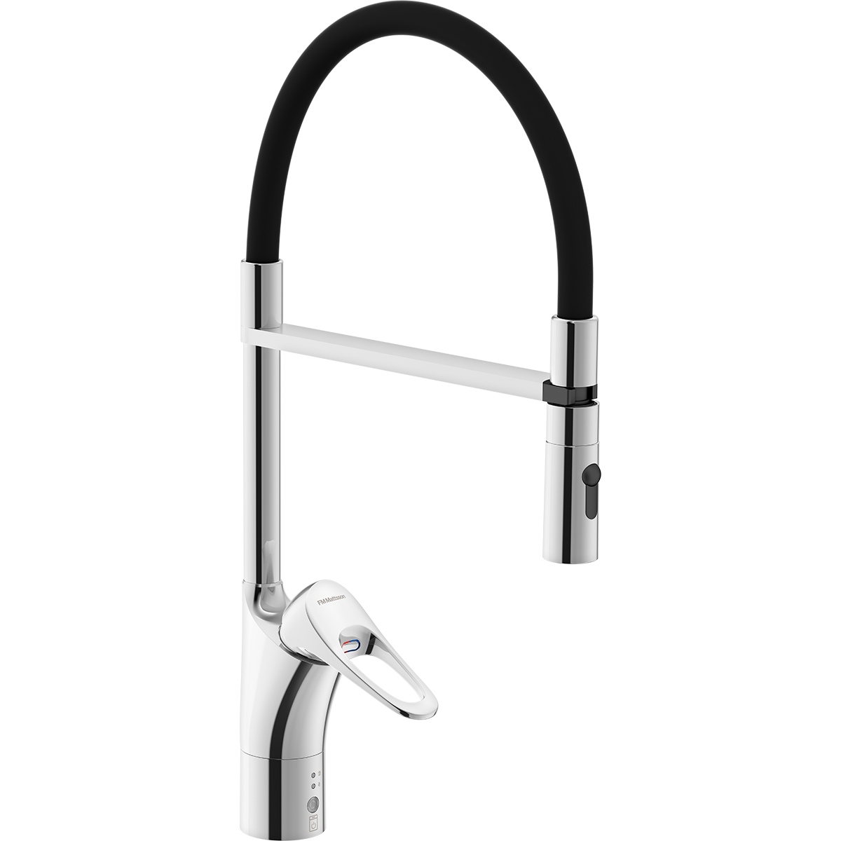 FM Mattsson 9000XE Flexi Köksblandare med Löstagbar Handdusch och Elektronisk diskmaskinAvstängning