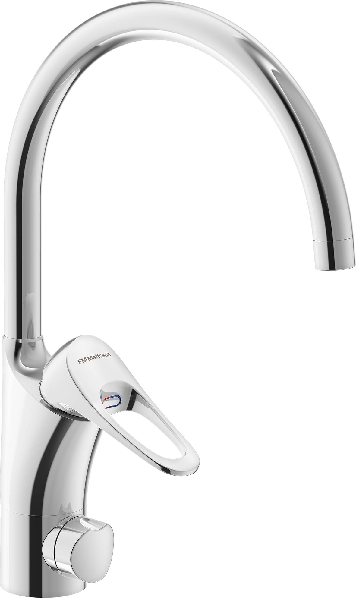 FM Mattsson 9000XE Köksblandare med C-pip, blyfri, krom, energibesparande