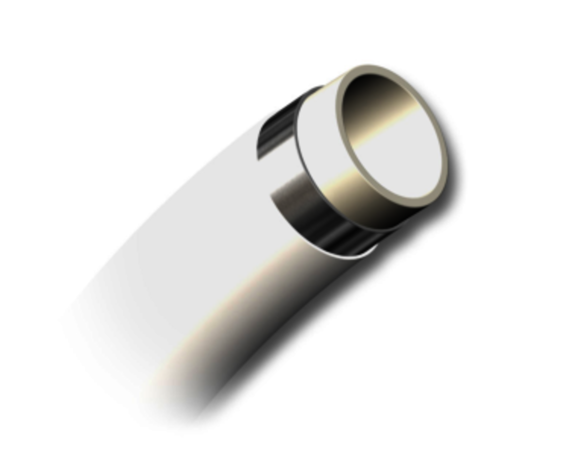 PAL Universalrör A25x3,5/50 m PE-RT med diffusionsspärr för tappvatten och värme