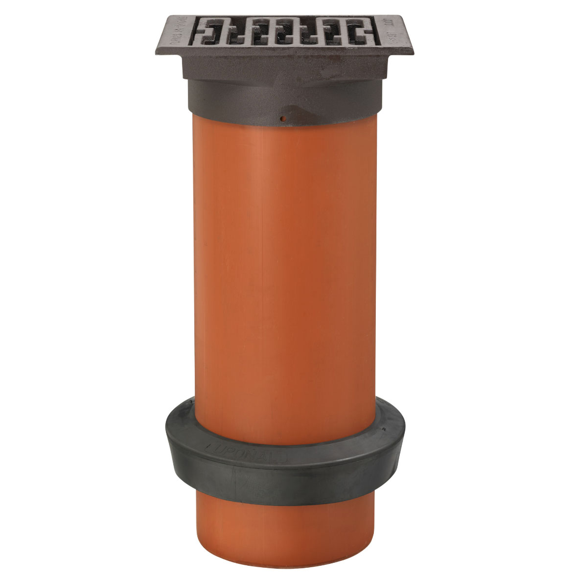 Uponor L-61 Basic teleskopbetäckning 400/315mm D400 svart/rödbrun