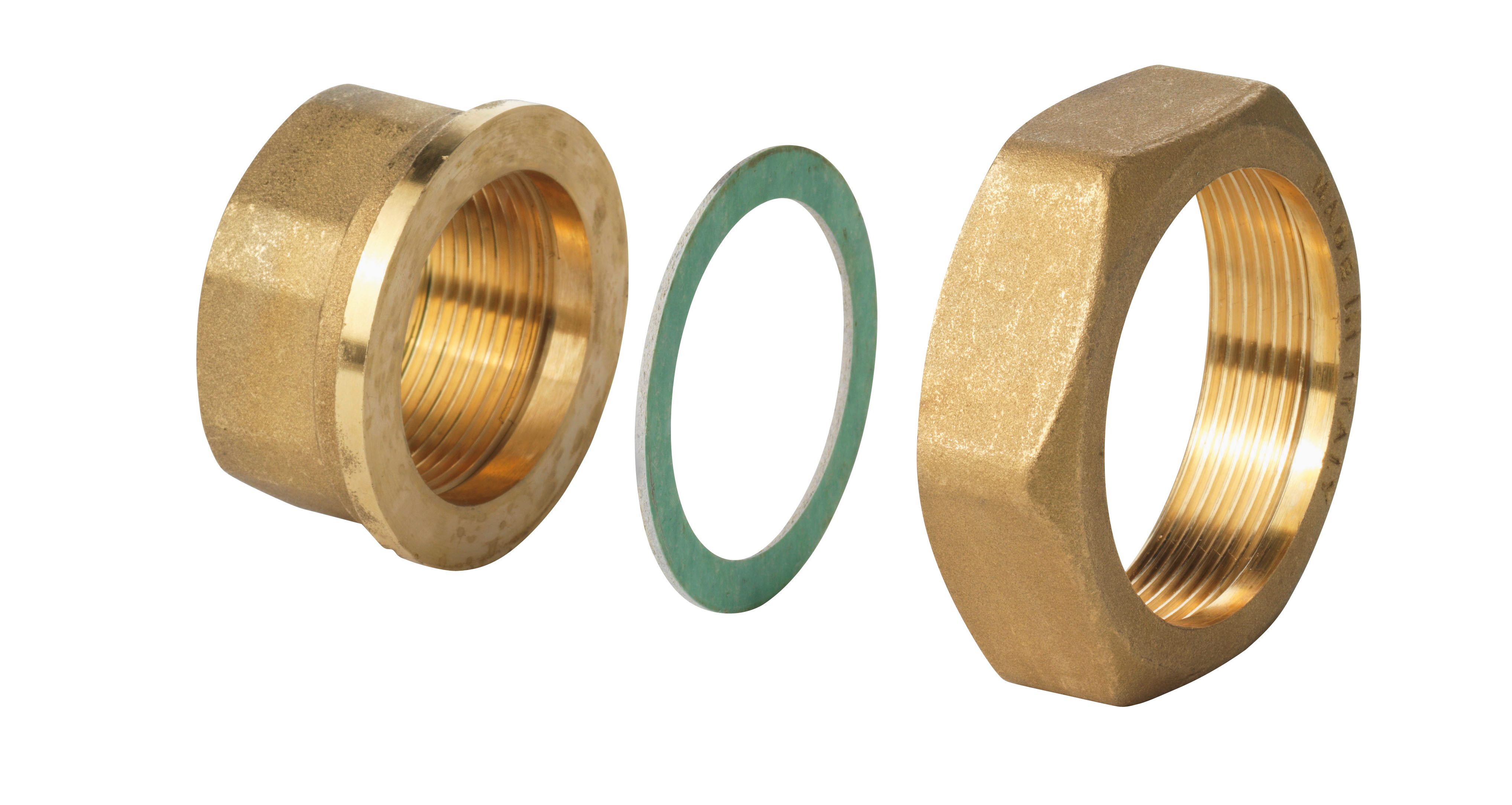 SIEMENS ALG323B Kopplingssats - 3 Överfallsmuttrar, 3 Nipplar, 3 Plantätningar - RSK 4896141