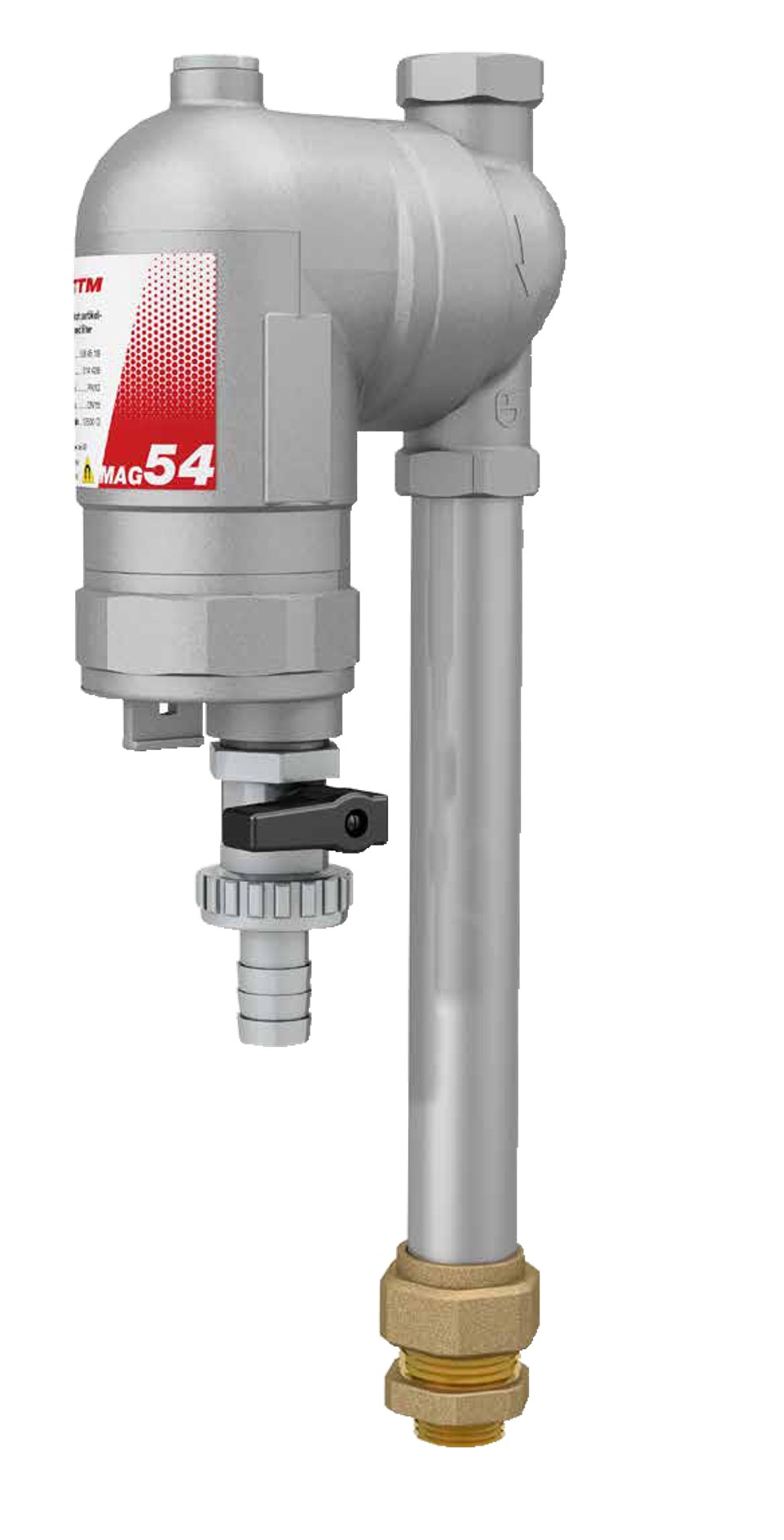 MAG 54 Magnetitfilter med inbyggt smutsfilter för systemvätskor
