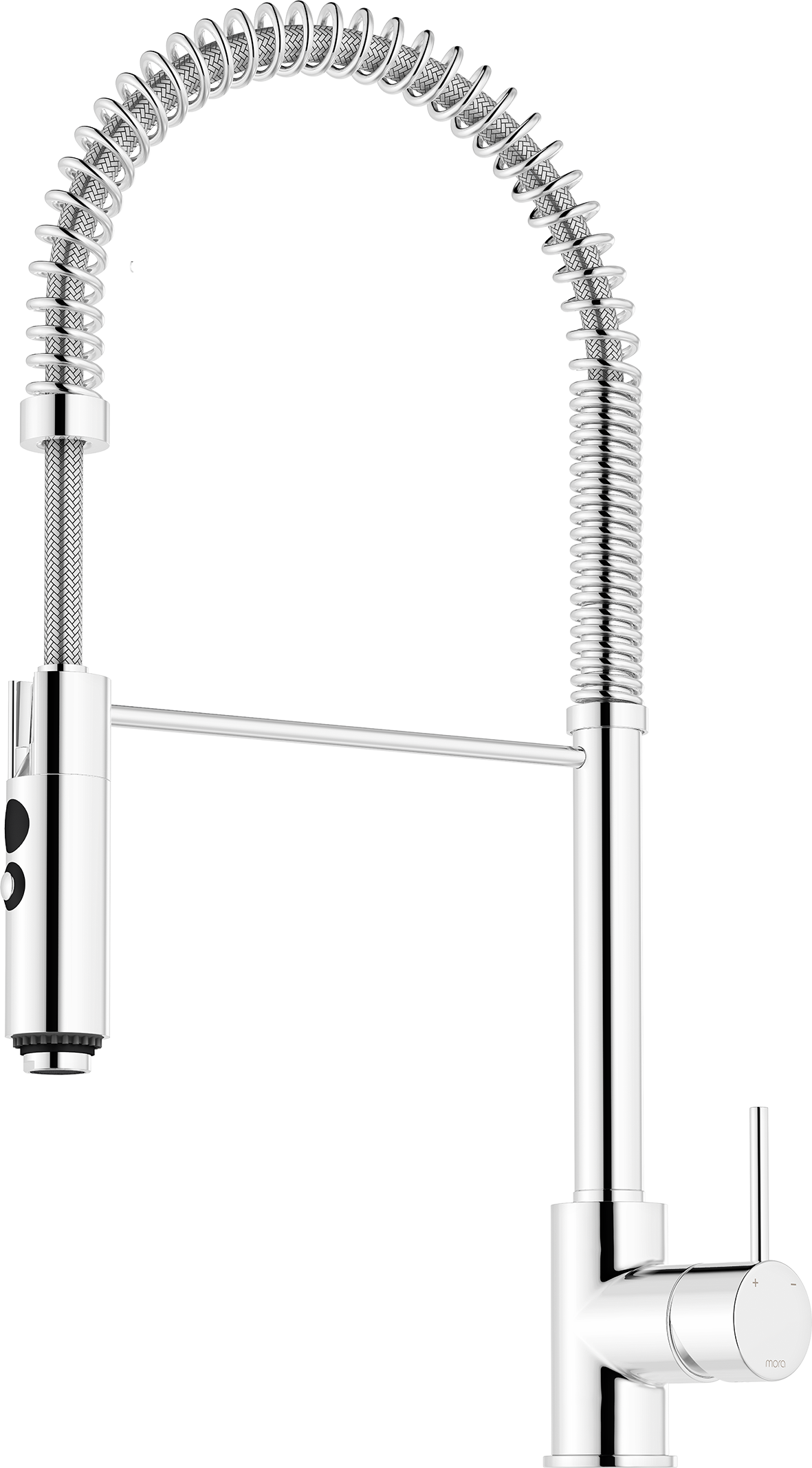 MORA IZZY Miniprofi Köksblandare med Förspolningsanordning, Krom