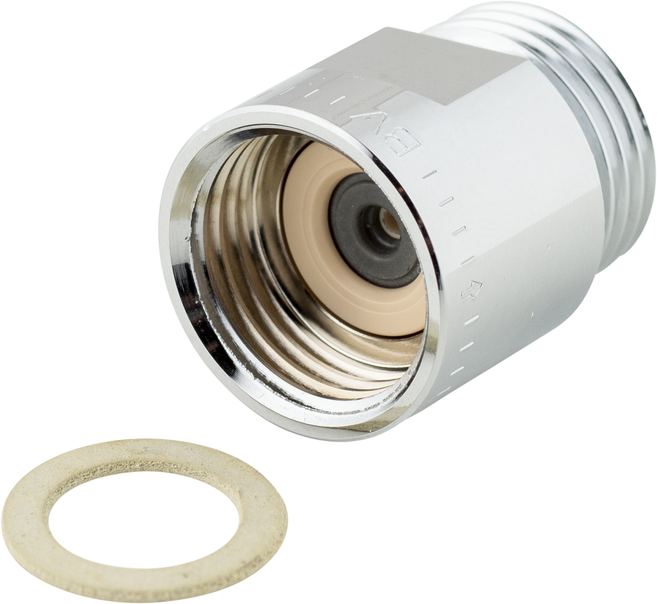 FM Mattsson Mellankoppling G½ med Backventil - Typgodkänd, Invändig/Utvändig Gänga - RSK 5014214