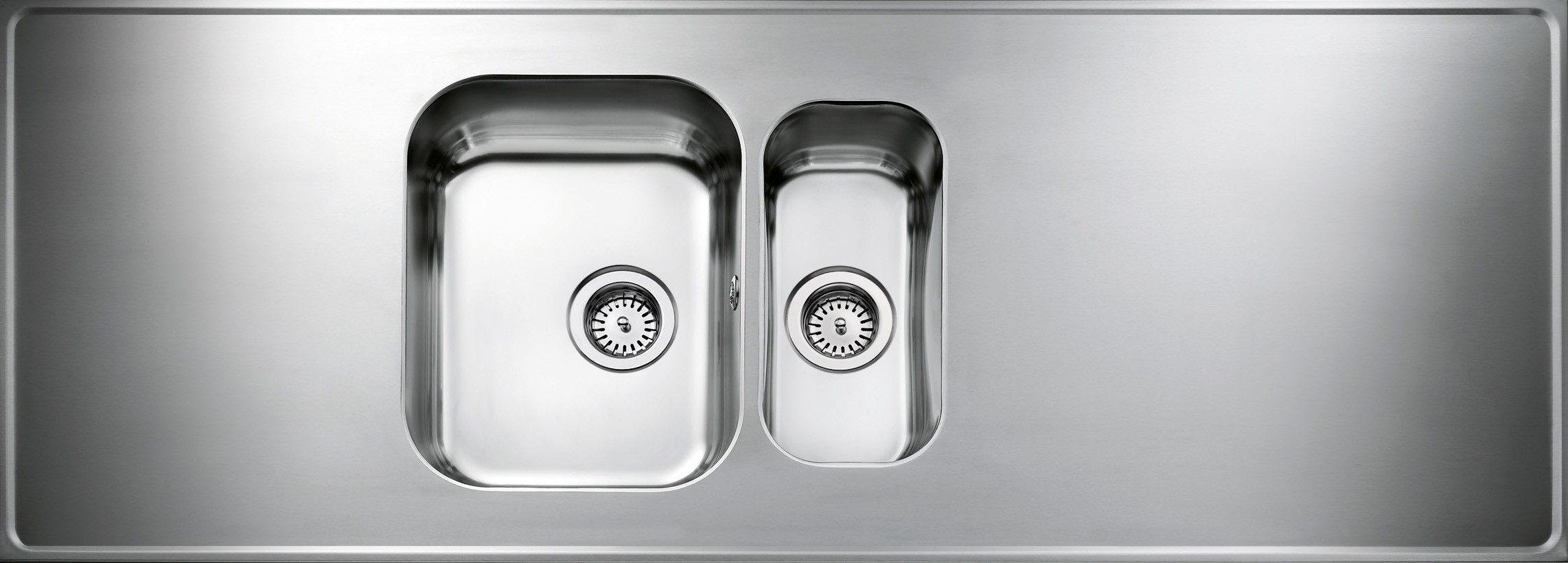 Intra Mölntorp AG16-610-KV Diskbänk Rostfritt Stål 1600x610mm - Vändbar med 2 Lådor - RSK 8089554