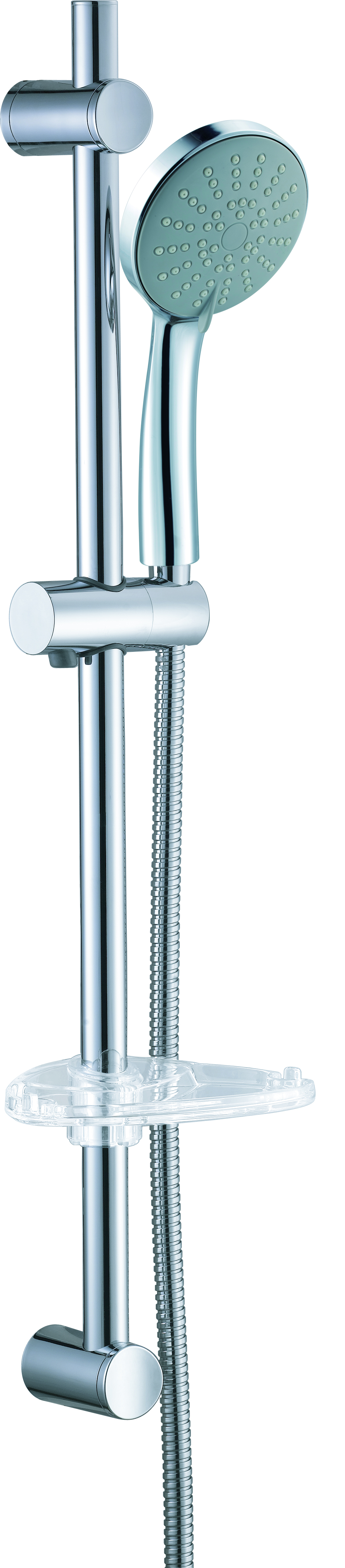 Alterna Duschset Terzo T3 med 3-strålig handdusch och förkromad yta