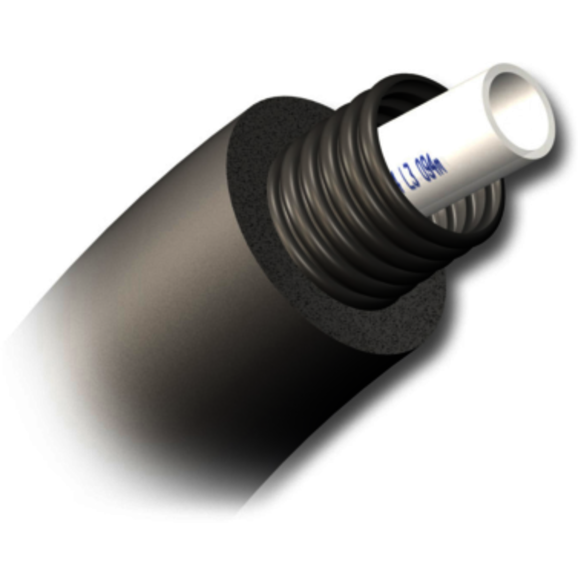 Universalrör PE-X 25x3,5mm för tappvatten och värme, 50m rulle