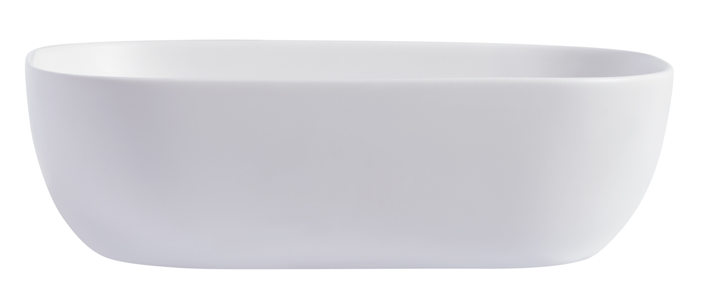 Ariella Tvättställ 455x325x135mm Vit Matt Porslin utan Blandare