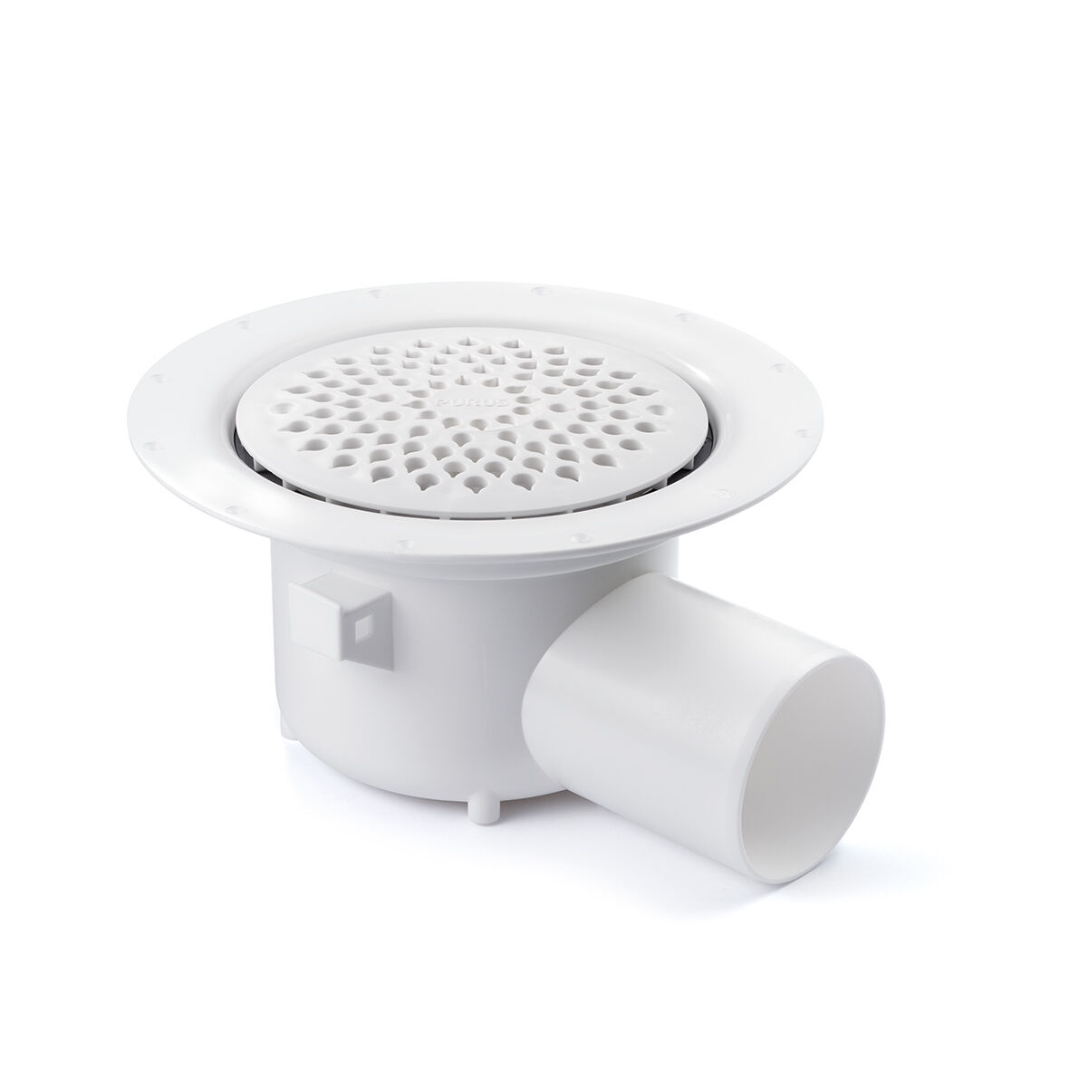 Purus Oden 75 Golvbrunn med klinkerram och automatisk klämring