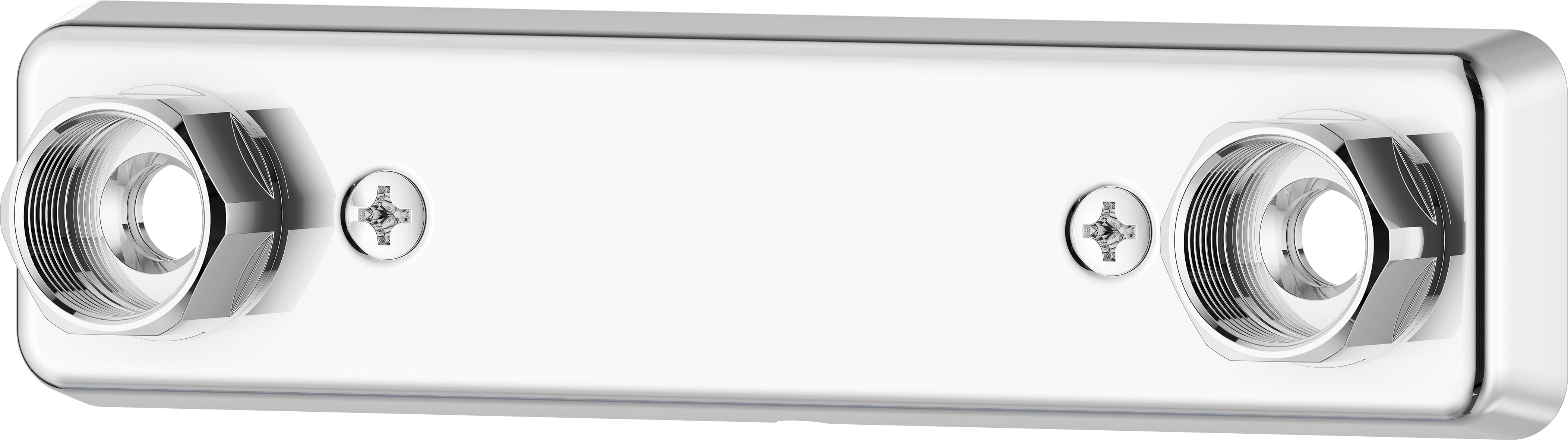 Blandarfäste 160 c/c för dold rördragning, förkromad mässing, FM Mattsson