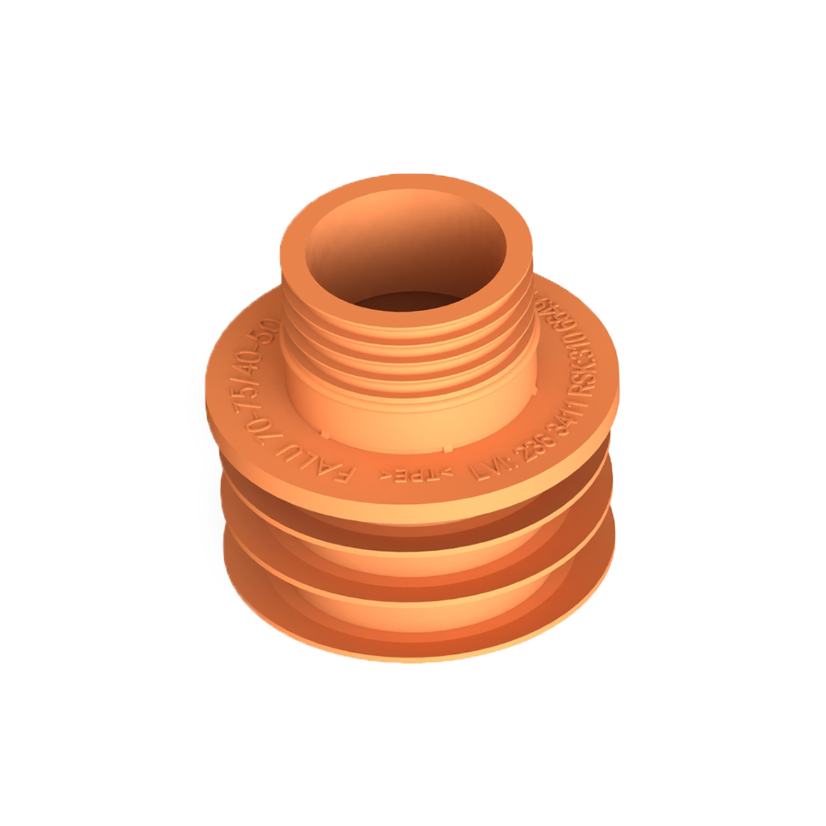 Faluplast FP 85259 Gumminippel 70-75/40-50 för inomhusavlopp