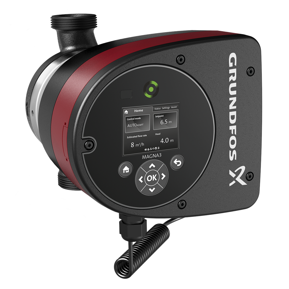 Cirkulationspump MAGNA3 25-60 180, våt, varvtalsreglerad, -10°C till +110°C