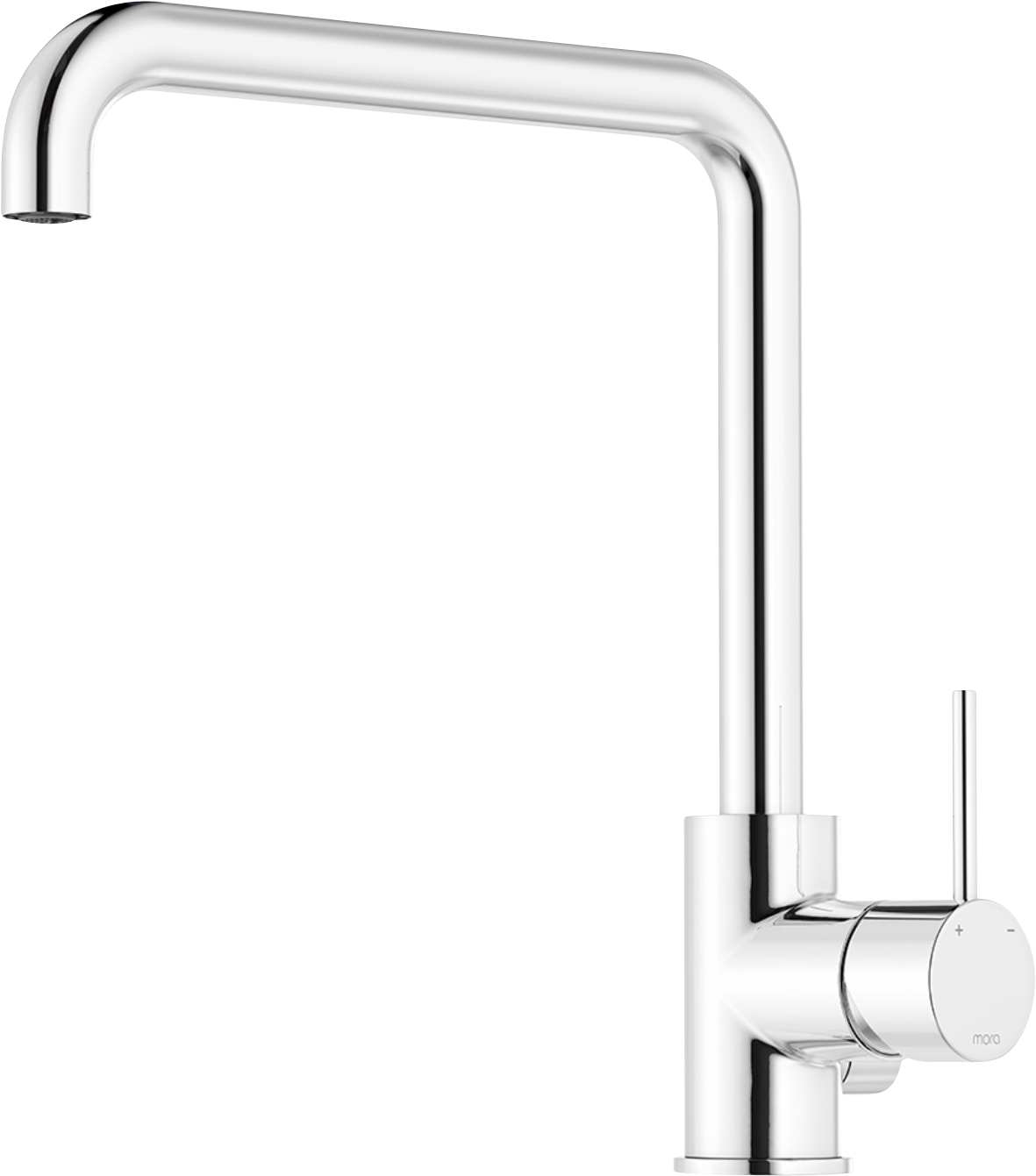 FM Mattsson INXX II sharp köksblandare med Diskmaskinsavstängning | svängbar pip, krom