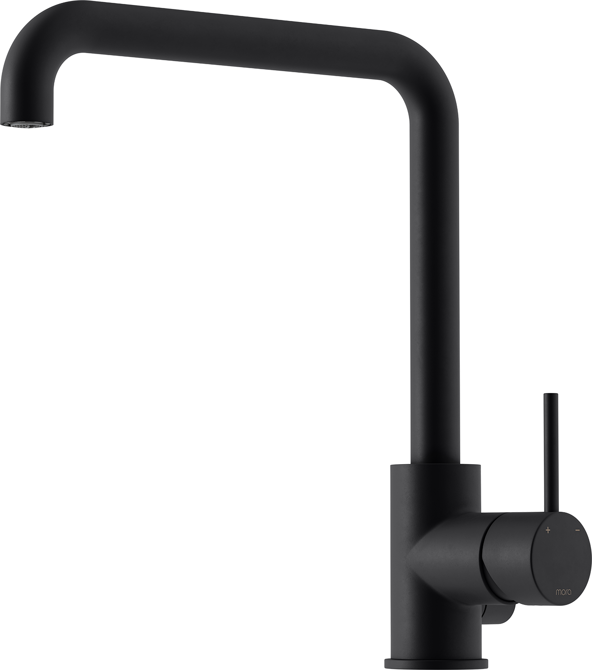 INXX II sharp köksblandare mattsvart med keramisk tätning och diskmaskinsavstängning