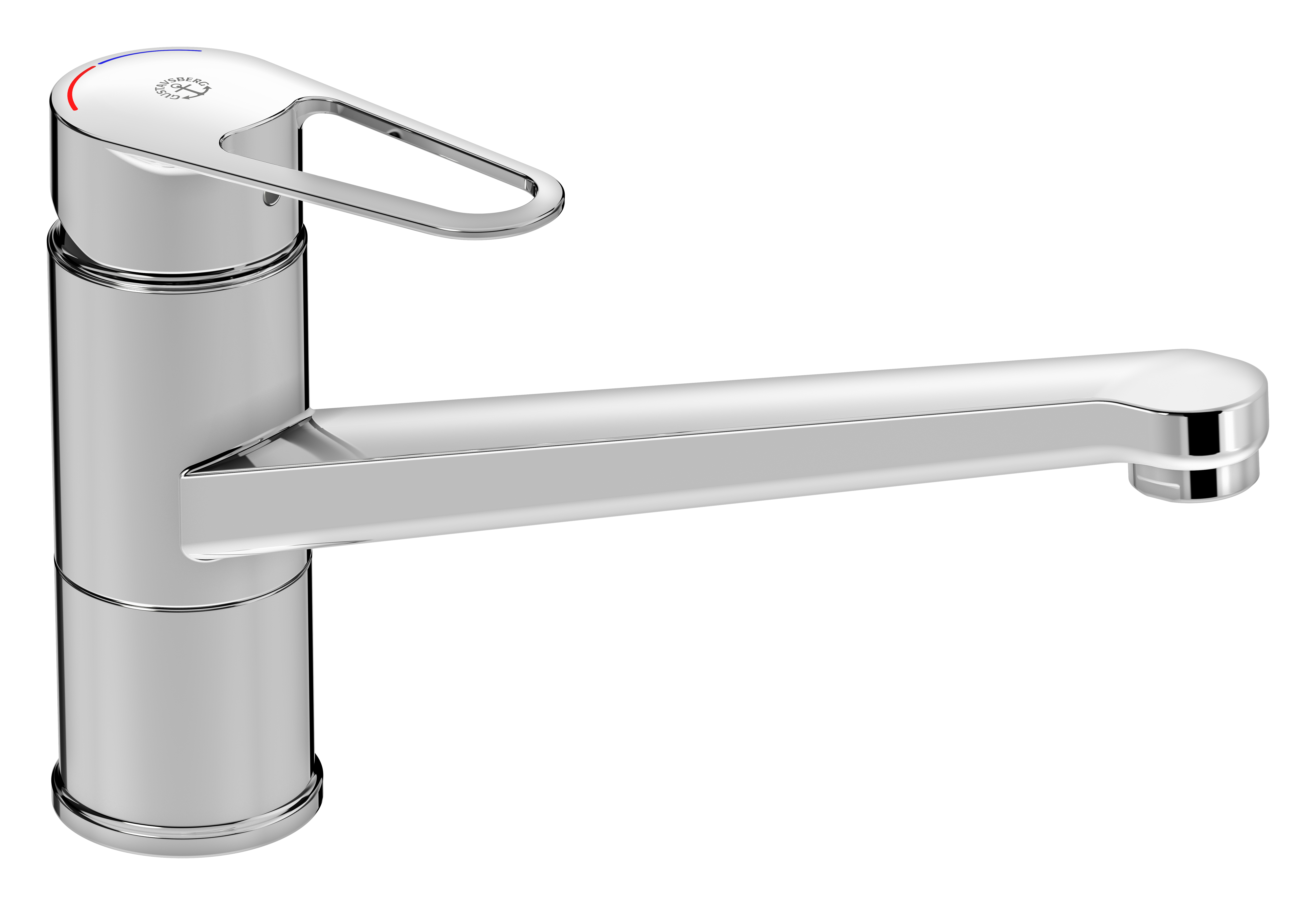 Köksblandare Nya Nautic - Låg Pip, Energiklass C, Förkromad, Gustavsberg AB