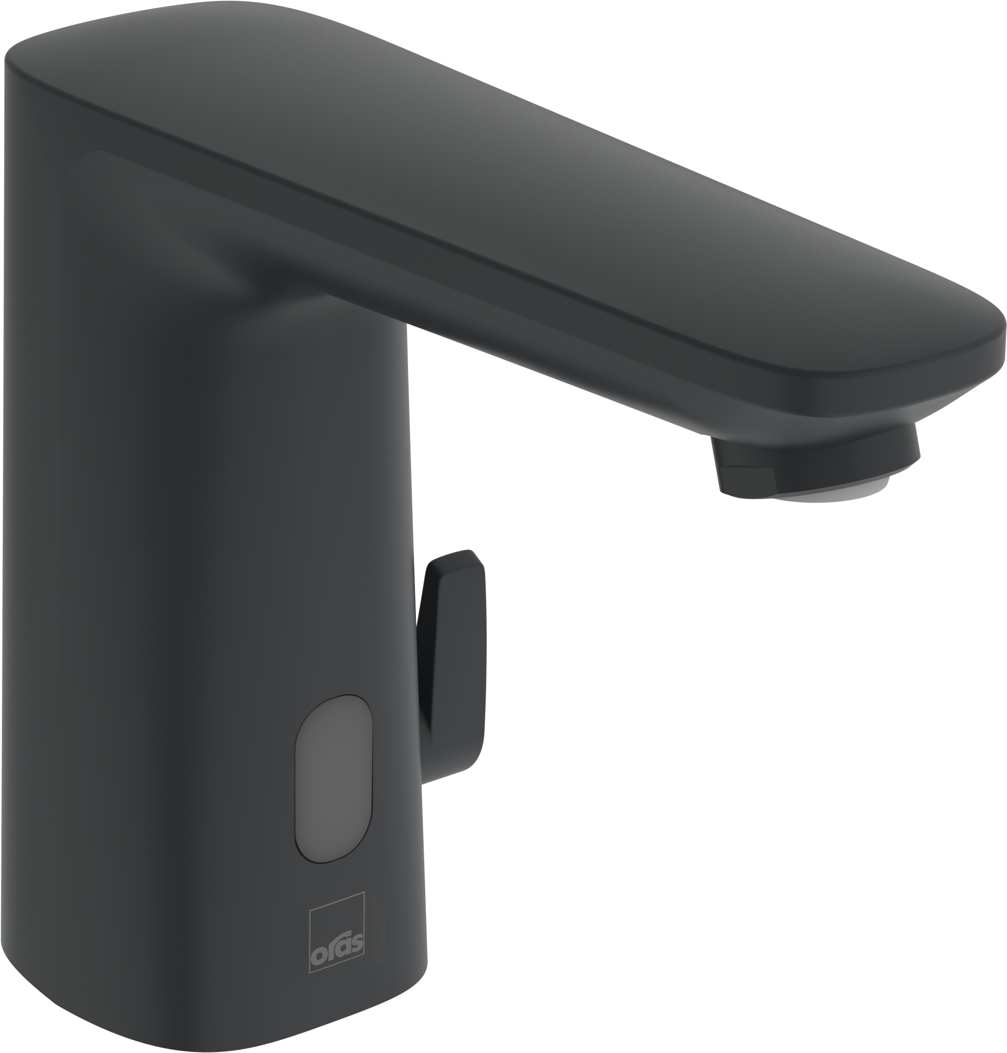 Oras Electra 9210FZ-33 Matt svart beröringsfri tvättställsblandare 3V