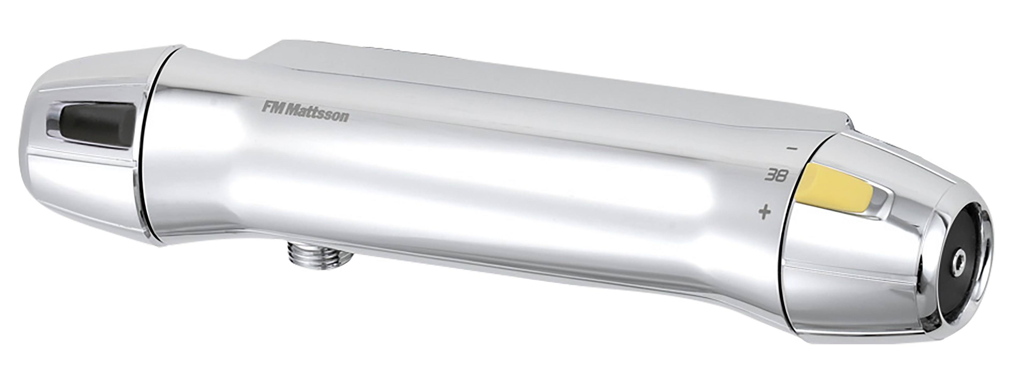 FM Mattsson 9000E Termostat Duschblandare med Legionellagenomspolning, Krom
