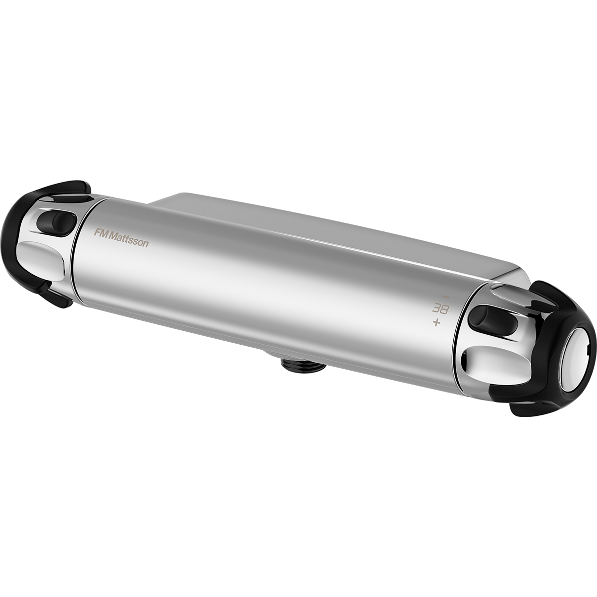 FM Mattsson 9000XE Duschblandare Krom Termostat med Eco Flow och Säkerhetsspärr 38 °C