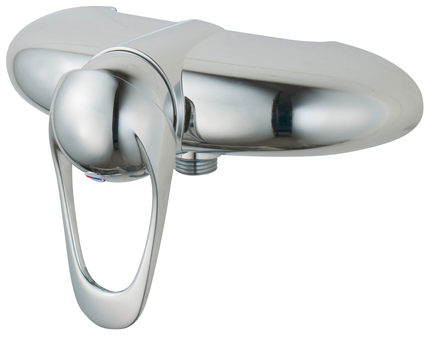 FM Mattsson 9000E Duschblandare 1-grepps Krom Mässing Väggmonterad