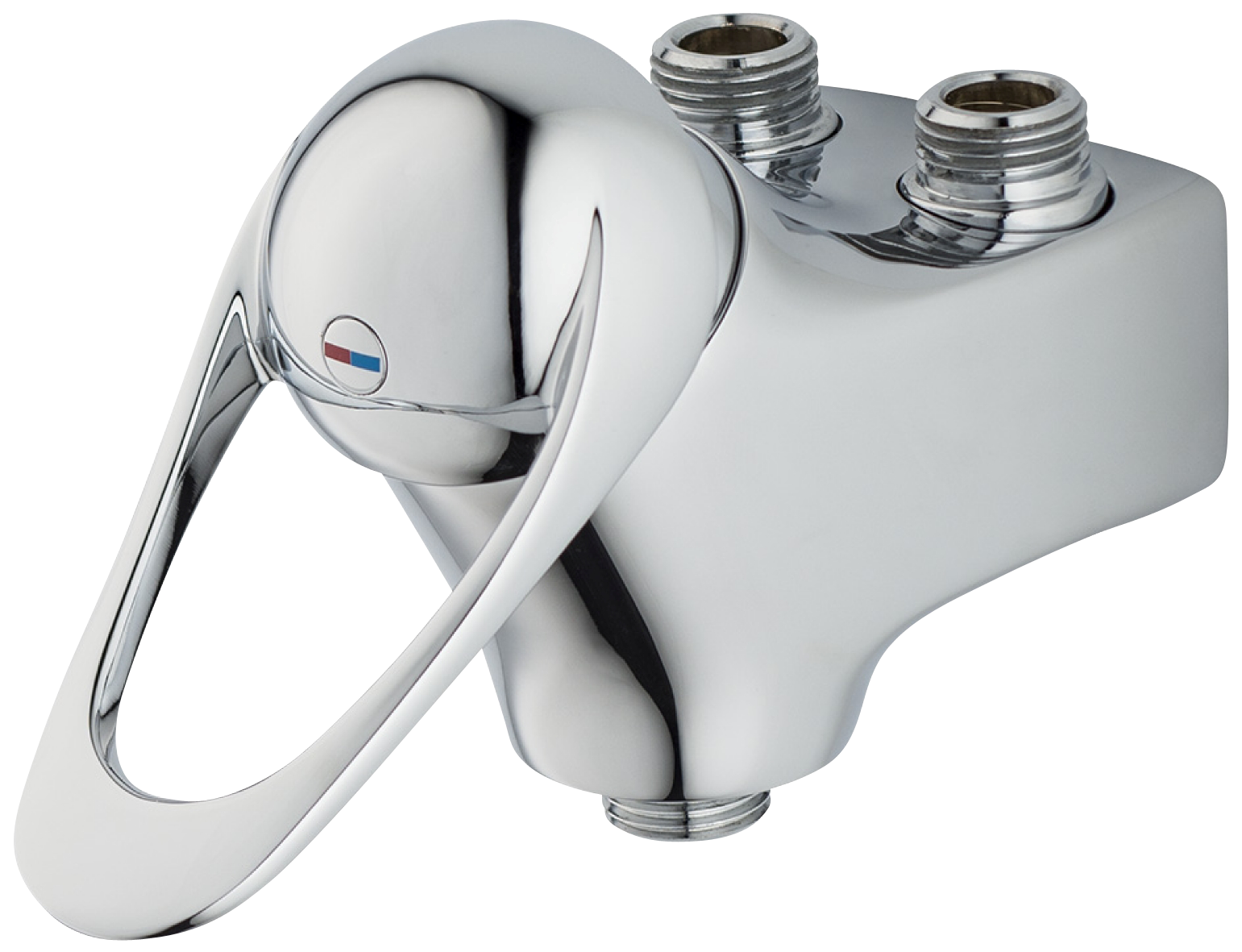 FM Mattsson 9000E Duschblandare 1-grepp Krom med Keramisk Tätning