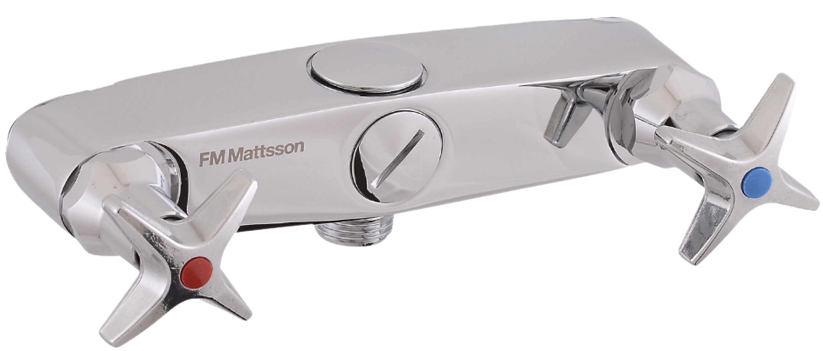 FM Mattsson Rogen 2-grepps duschblandare förkromad, 150 c/c, G20