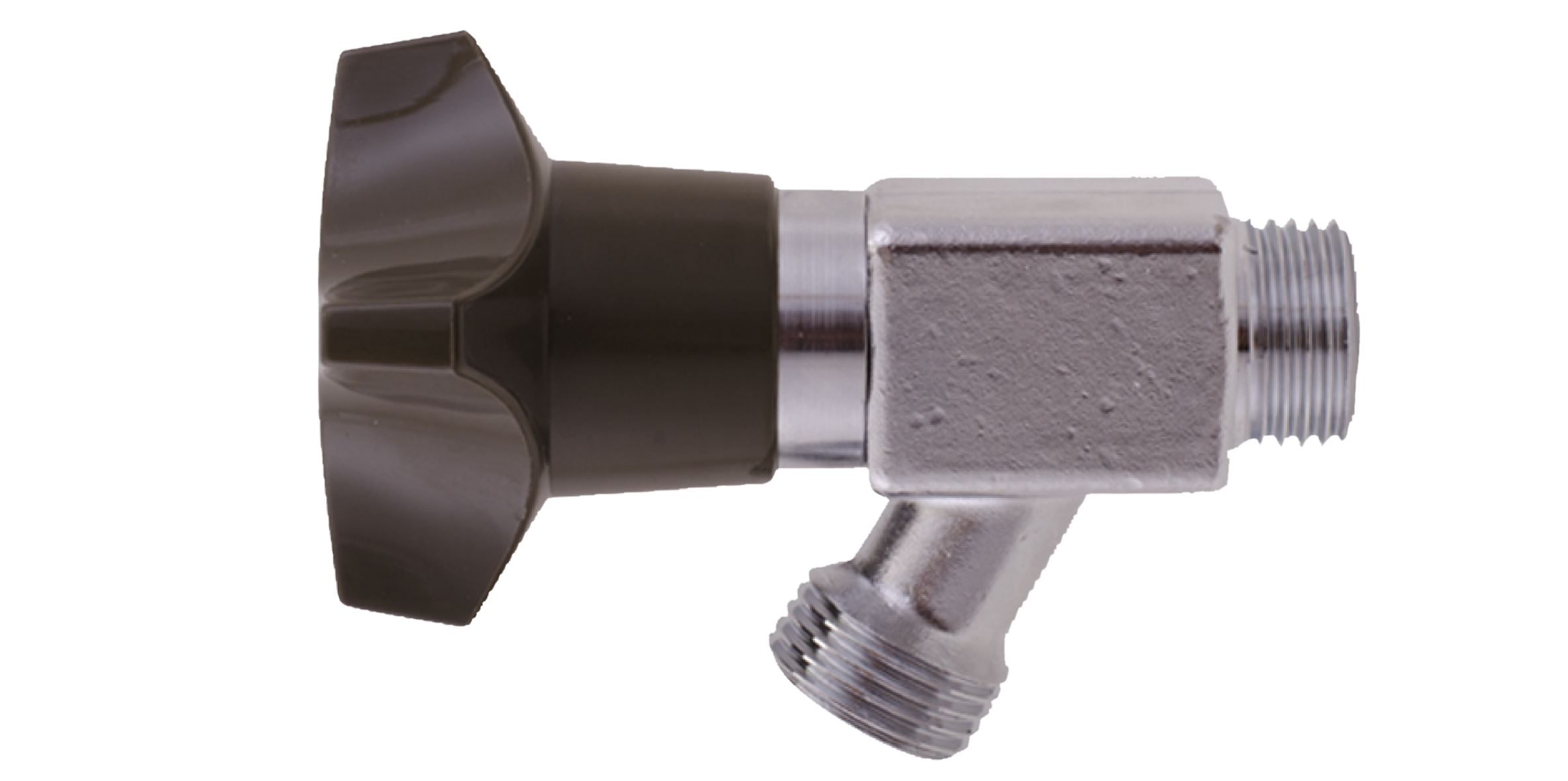 Tappventil G1/2"U med backventil och slangkoppling, kromad, FM Mattsson AB