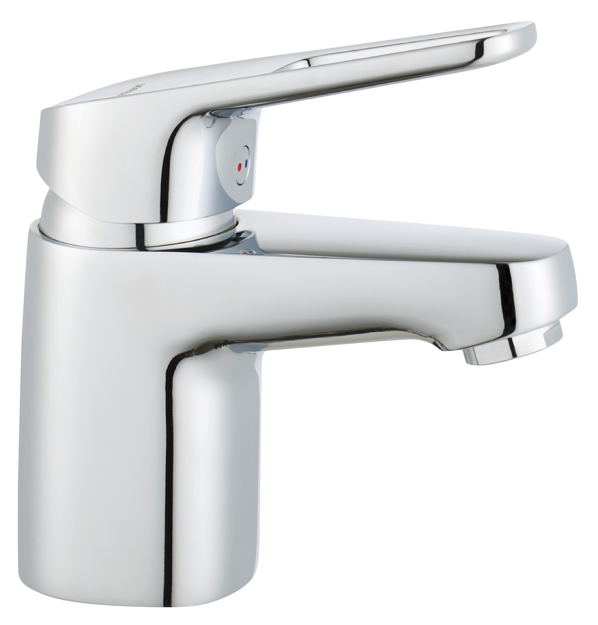 FM Mattsson Siljan Mini Tvättställsblandare Krom, 1-grepp, Eco Flow